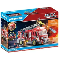 PLAYMOBIL® 71233 Feuerwehr Leiterfahrzeug Mit Licht und Sound  Neu & OVP