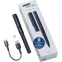 Lamy safari note+ steel black
