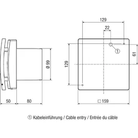 Maico ECA 100 ipro H Kleinraumventilator