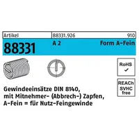 AMECA Gewindeeinsatz R 88331 FormA-Fein M24x1,5x36 A 2 10 Stück