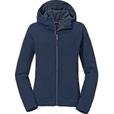 Schöffel Damen Lakefield Fleece Hoodie Jacke (Größe M, blau)