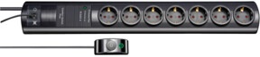 Primera-Tec Comfort Switch Plus 19.500A Überspannungsschutz-Steckdosenleiste 7-fach,2m, 2 permanent, 5 schaltbar
