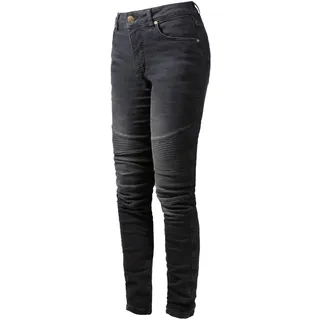 John Doe Betty XTM Jeans Damen Stretch mit Protektoren Black 27/34