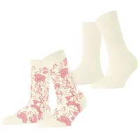 Esprit Socken Flower Sketch 2-Pack (2-Paar) weiß 39-42