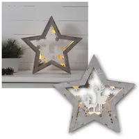 Star Trading LED Fensterleuchter Fauna 32 x 33 cm