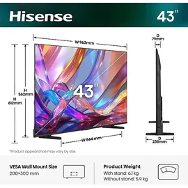 Hisense 43Q7S 43" 4K UltraHD QLED Smart TV