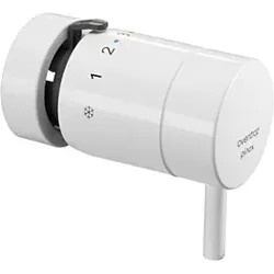 Oventrop Einhebel-Thermostat 1012176 mit Klemmverbindung, ohne Nullstellung, weiß