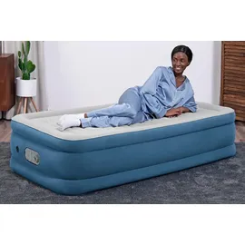 BESTWAY Luftbett AlwayzAire mit integrierter Doppelpumpe 191 x 97 x 46 cm,
