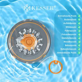 Kesser Poolroboter Aqua-9000 Anthrazit/Orange inkl. Transporttasche