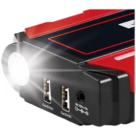 Einhell CE-JS 12 1091521 Starthilfestrom (12 V)=200A USB-Steckdose 2x, Ladezustan