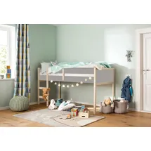 OTTO home Hochbett Janne 90 x 200 cm Kiefer grau