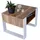 raumhirsch furniture Couchtisch Karo65 Weiß Holzwerkstoff 65 x 45 cm