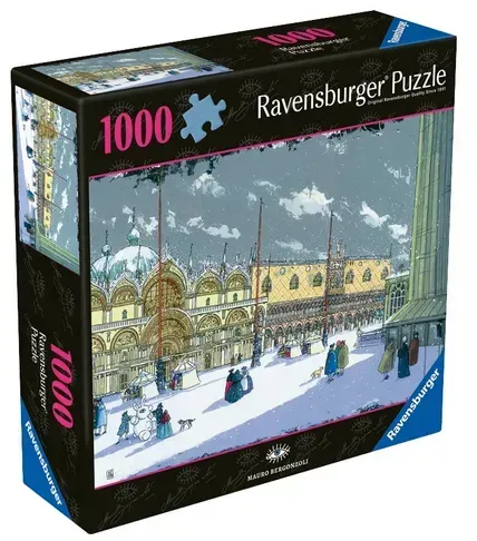 Ravensburger Puzzle – Mauro Bergonzoli – Snow in Venice, 1000 Teile