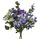 2474U Kunstblumen-Strauß Eva Seidenblumen im Strauß gebunden aus Glockenblumen, Holunder und Eucalyptus - Naturgetreu - Witterungsbeständig (1)
