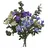2474U Kunstblumen-Strauß Eva Seidenblumen im Strauß gebunden aus Glockenblumen, Holunder und Eucalyptus - Naturgetreu - Witterungsbeständig (1)