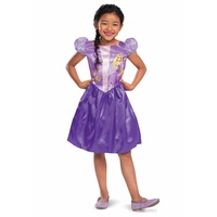 DISGUISE Disney Offizielles Standard Rapunzel Kostüm Kinder Prinzessin Kleid Mädchen Faschingskostüme Kinder XS