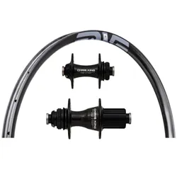 R2BIKE Laufradsatz 28" Disc GRV | Chris King Road Center Lock Naben |
