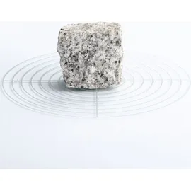 Schicker Mineral Mineral Granit Pflastersteine hellgrau 5x5x5 cm 25 kg
