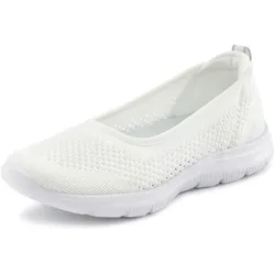 Sneaker Ballerinas, ultraleichter Slipper, Slip-On-Sneaker, Freizeitschuh VEGAN, Gr. 35, offwhite, , 60254841-35