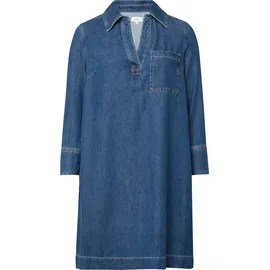 s.Oliver Denim-Kleid Midikleid Blau 46