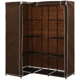 vidaXL Eckkleiderschrank Braun 130 x 87 x 169 cm