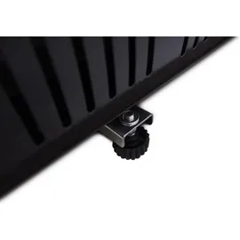 Zorro Getränkekühlschrank 380 Liter weiß/schwarz mit Glastür - ZK 380