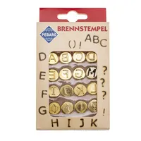 Glorex  Brennstempel Buchstaben A-L 16tlg