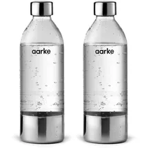 Aarke PET-Flasche 2 x 0,8 Liter silber