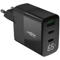 Ansmann USB-Ladegerät mit Display HC365PD 65W USB-Ladegerät 65W Innenbereich Ausgangsstrom (max.)