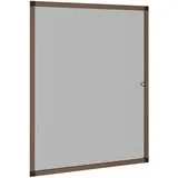 vidaXL Fliegengitter 140 x 120 cm Braun