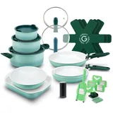 Genius Cerafit Revolution Vario Topf-Set 27-tlg. Pfannen + Töpfe