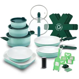 Genius Cerafit Revolution Vario Topf-Set 27-tlg. Pfannen + Töpfe