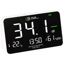 PCE Instruments Schallpegelmessger‰t PCE-TSM 3 Schallpegel 30dB..130dB Temperatur -10..+60∞C Luftfeuchtigkeit 20..85%