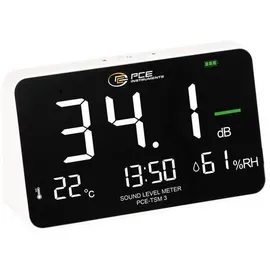PCE Instruments Schallpegelmessger‰t PCE-TSM 3 Schallpegel 30dB..130dB Temperatur -10..+60∞C Luftfeuchtigkeit 20..85%