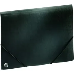 Ecobra Eckspannmappe A4 PP Black Magic
