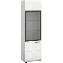 Möbel Boss Vitrine Ice 45 x 34 x 160 cm Weiß