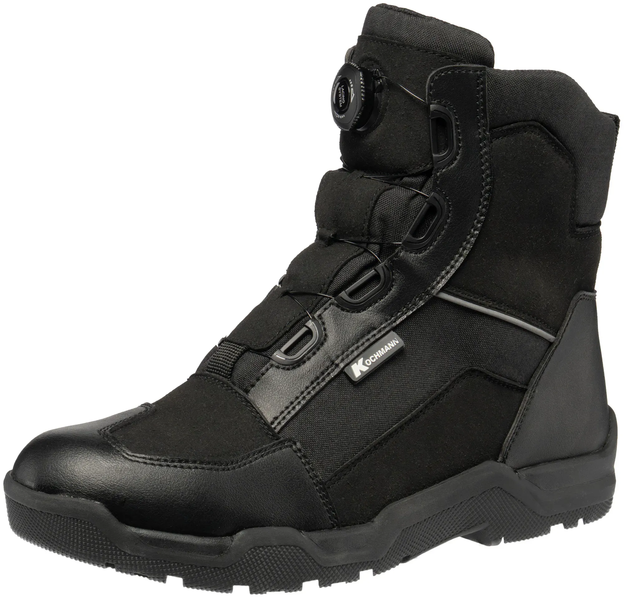Kochmann Bergamo Black Hipora Motorrad Stiefel, schwarz, Größe 51 für Männer