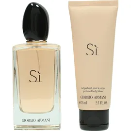Giorgio Armani Si Eau de Parfum 100 ml + Body Lotion 75 ml Geschenkset