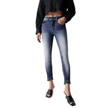 SALSA JEANS Damen Secret Glamour Skinny Jeans, Blau (Blau 8504), 38 - 38