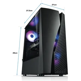 Kiebel Viper V Gaming-PC AMD Ryzen 5 5600G 2023 23,8" TFT 3,9 GHz 16 GB RAM 500 GB SSD Windows 11 Home