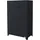 ML-Design Aktenschrank Anthrazit, Stahl, Freistehender Büroschrank 4 Beinen, Metallspind 6 Türen, 3 Innenfächer, Industrial,