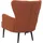 Mendler Lounge-Sessel HWC-K37 Bouclé 75 x 80 x 75 cm terrakotta mit Kissen