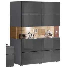 OTTO home Toledo 121,5 x 152,5 x 37 cm Schwarz
