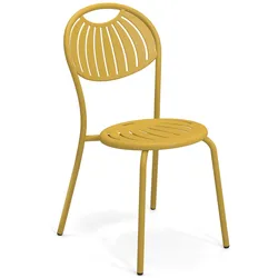 Emu Coupole Stapelstuhl Metall - Curry
