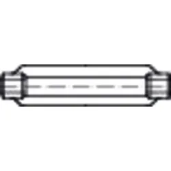 Spannschlossmutter offen DIN 1480 Stahl 3.6 M24 x 255
