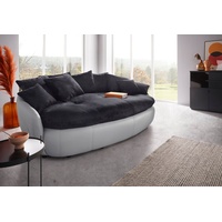 INOSIGN Big-Sofa INOSIGN Aruba Sofas Gr. B/H/T: 238 cm x 79 cm x 140 cm, Lu x us-Microfaser, rot (lava, argent) XXL Sofas