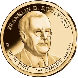 32. US-Präsidenten Dollar 'Franklin D. Roosevelt'