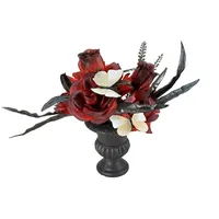 Europalms Halloween Tischdeko 28 cm rot/schwarz