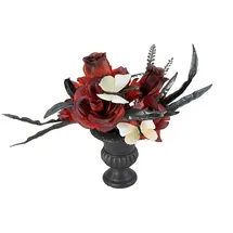 Europalms Halloween Tischdeko 28 cm rot/schwarz