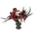 Europalms Halloween Tischdeko 28 cm rot/schwarz
